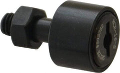 Accurate Bushing - 16mm Roller Diam x 11mm Width, 6mm Stud Diam x 16mm Length, Sealed Stud Cam Follower - Steel, 8mm Thread Length, M6x1 Thread, 28mm OAL, 3,800 N Dynamic Cap, 3,750 N Static Cap - Exact Tool & Supply