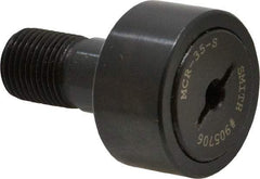 Accurate Bushing - 35mm Roller Diam x 18mm Width, 16mm Stud Diam x 32.5mm Length, Sealed Stud Cam Follower - Steel, 17mm Thread Length, M16x1.5 Thread, 52mm OAL, 12,900 N Dynamic Cap, 19,000 N Static Cap - Exact Tool & Supply