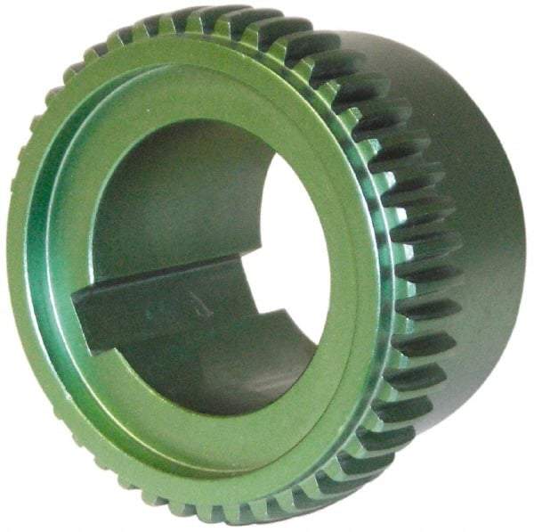 Lovejoy - 1-5/8" Inside x 3-3/4" Outside Diam, Rigid Coupling Hub - 3/8" Keyway Width x 3/16" Keyway Depth - Exact Tool & Supply