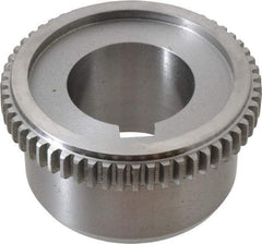 Lovejoy - 1-7/8" Inside x 4-3/4" Outside Diam, Rigid Coupling Hub - 1/2" Keyway Width x 1/4" Keyway Depth - Exact Tool & Supply