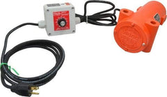 Vibco - 1 Phase, 2.6 Amp, 115 Volt, 8-3/16" Long, Electric Vibrators - 0 to 200 Lbs. Force, 70 Decibels - Exact Tool & Supply