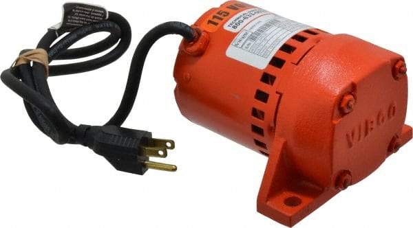 Vibco - 1 Phase, 0.5 Amp, 115 Volt, 5" Long, Electric Vibrators - 0 to 20 Lbs. Force, 45 Decibels - Exact Tool & Supply