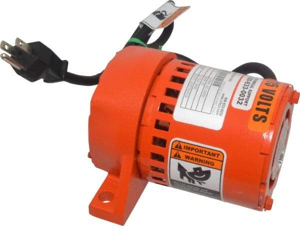Vibco - 1 Phase, 0.8 Amp, 115 Volt, 5" Long, Electric Vibrators - 0 to 20 Lbs. Force, 48 Decibels - Exact Tool & Supply