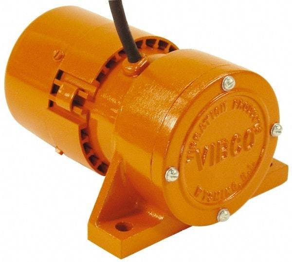 Vibco - 1 Phase, 1.5 Amp, 115 Volt, 7-1/2" Long, Electric Vibrators - 0 to 60 Lbs. Force, 48 Decibels - Exact Tool & Supply