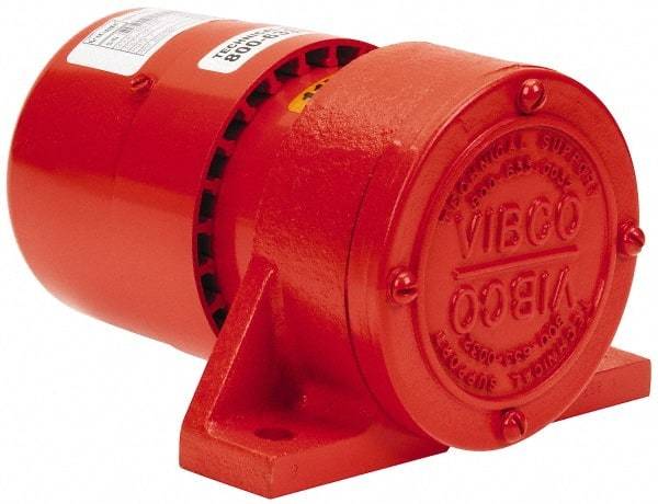 Vibco - 1 Phase, 1.7 Amp, 115 Volt, 7-1/2" Long, Electric Vibrators - 0 to 80 Lbs. Force, 50 Decibels - Exact Tool & Supply