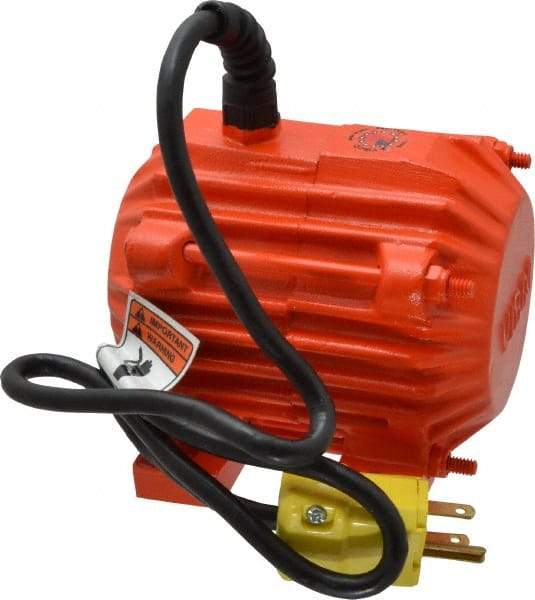 Vibco - 1 Phase, 1.4 Amp, 115 Volt, 5-3/8" Long, Electric Vibrators - 0 to 20 Lbs. Force, 45 Decibels - Exact Tool & Supply