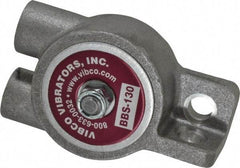 Vibco - 75 Lb. Force, 5-1/2 Cubic Feet per Minute, 10,500 RPM, 67 Decibel, Pneumatic Vibrator - 3-3/4" Long x 1-7/16" Wide x 1-3/16" High, 1/4 Port Inlet, 1/4 Port Outlet - Exact Tool & Supply