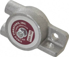 Vibco - 160 Lb. Force, 7 Cubic Feet per Minute, 9,000 RPM, 67 Decibel, Pneumatic Vibrator - 4-1/8" Long x 1-9/16" Wide x 1-1/4" High, 1/4 Port Inlet, 1/4 Port Outlet - Exact Tool & Supply