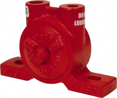 Vibco - 160 Lb. Force, 8 Cubic Feet per Minute, 11,000 RPM, 70 Decibel, Pneumatic Vibrator - 5-3/16" Long x 2-3/4" Wide x 3-7/16" High, 1/4 Port Inlet, 3/8 Port Outlet - Exact Tool & Supply