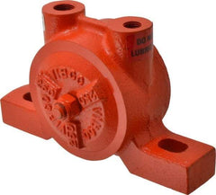 Vibco - 480 Lb. Force, 9 Cubic Feet per Minute, 7,200 RPM, 72 Decibel, Pneumatic Vibrator - 6-3/4" Long x 3-1/8" Wide x 3-15/16" High, 1/4 Port Inlet, 3/8 Port Outlet - Exact Tool & Supply