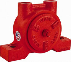 Vibco - 600 Lb. Force, 10 Cubic Feet per Minute, 6,800 RPM, 70 Decibel, Pneumatic Vibrator - 6" Long x 4" Wide x 4-7/8" High, 3/8 Port Inlet, 1/2 Port Outlet - Exact Tool & Supply