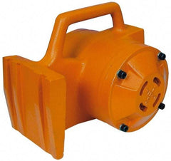 Vibco - 5,000 Lb. Force, 40 Cubic Feet per Minute, 6,000 RPM, 75 Decibel, Pneumatic Vibrator - 9-1/4" Long x 8" Wide x 9" High, 1 Port Inlet, 1 Port Outlet - Exact Tool & Supply
