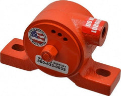 Vibco - 160 Lb. Force, 8 Cubic Feet per Minute, 12,000 RPM, 70 Decibel, Pneumatic Vibrator - 5-1/16" Long x 1-5/16" Wide x 2-5/16" High, 1/4 Port Inlet - Exact Tool & Supply