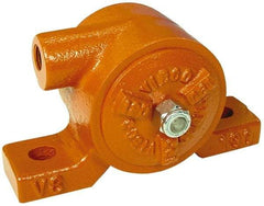 Vibco - 725 Lb. Force, 17 Cubic Feet per Minute, 5,200 RPM, 72 Decibel, Pneumatic Vibrator - 6-5/8" Long x 2-1/8" Wide x 4-7/8" High, 3/8 Port Inlet - Exact Tool & Supply