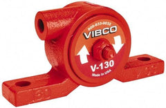 Vibco - 80 Lb. Force, 7-1/2 Cubic Feet per Minute, 19,000 RPM, 72 Decibel, Pneumatic Vibrator - 4-7/8" Long x 15/16" Wide x 2-5/16" High, 1/8 Port Inlet, 1/8 Port Outlet - Exact Tool & Supply