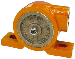 Vibco - 650 Lb. Force, 17 Cubic Feet per Minute, 10,000 RPM, 78 Decibel, Pneumatic Vibrator - 5-9/16" Long x 1-1/2" Wide x 4-3/4" High, 3/8 Port Inlet, 3/8 Port Outlet - Exact Tool & Supply