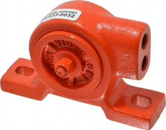 Vibco - 260 Lb. Force, 11 Cubic Feet per Minute, 16,000 RPM, 73 Decibel, Pneumatic Vibrator - 5-1/16" Long x 1-5/16" Wide x 3" High, 1/4 Port Inlet, 1/4 Port Outlet - Exact Tool & Supply