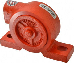 Vibco - 380 Lb. Force, 13 Cubic Feet per Minute, 11,000 RPM, 72 Decibel, Pneumatic Vibrator - 5-9/16" Long x 1-1/2" Wide x 3-1/2" High, 1/4 Port Inlet, 1/4 Port Outlet - Exact Tool & Supply