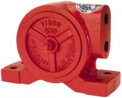 Vibco - 600 Lb. Force, 20 Cubic Feet per Minute, 6,500 RPM, 78 Decibel, Pneumatic Vibrator - 6-5/8" Long x 2-1/8" Wide x 4-7/8" High, 3/8 Port Inlet, 3/8 Port Outlet - Exact Tool & Supply