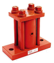 Vibco - 10 Cubic Feet per Minute, 7,000 RPM, 85 Decibel, Pneumatic Vibrator - 6" Long x 3" Wide x 7-1/2" High, 1/4 Port Inlet, 1/4 Port Outlet - Exact Tool & Supply