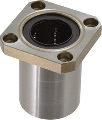 Value Collection - 3/4" ID, Square Flanged Single Linear Bearing - 1-1/4" OD - Exact Tool & Supply