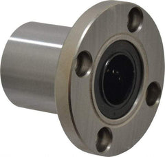Value Collection - 16mm ID, Round Flanged Single Linear Bearing - 28mm OD - Exact Tool & Supply