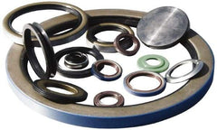 Value Collection - 2-1/8" ID x 3" OD VB Automotive Shaft Seal - Nitrile, 1/4" Thick - Exact Tool & Supply