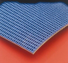 Made in USA - Incline Conveyor Belt - Carboxilated Nitrile Roughtop, 3-Ply, No. 20030230-9 - Exact Tool & Supply