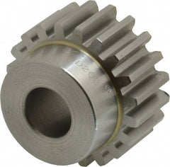 Boston Gear - 12 Pitch, 1.667" Pitch Diam, 20 Tooth Spur Gear - 3/4" Face Width, 5/8" Bore Diam, 1.32" Hub Diam, 14.5° Pressure Angle, Steel - Exact Tool & Supply
