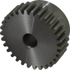 Boston Gear - 12 Pitch, 2-1/2" Pitch Diam, 30 Tooth Spur Gear - 3/4" Face Width, 5/8" Bore Diam, 2.15" Hub Diam, 14.5° Pressure Angle, Steel - Exact Tool & Supply