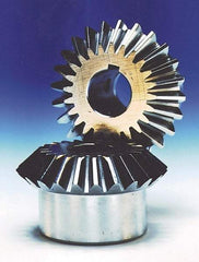 Boston Gear - 8 Pitch, 3" Pitch Diam, 24 Tooth Miter Gear - 0.66" Face Width, 3/4" Bore Diam, 1-3/4" Hub Diam, 20° Pressure Angle, Steel - Exact Tool & Supply