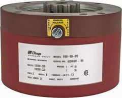 Dings Dynamics Group - 115/230 Volts at 60 Hertz, 1-1/2 Ft./Lb. Torque Disc Brake - 56C Frame, 5/8" Hub Bore, NEMA 2 Enclosure - Exact Tool & Supply
