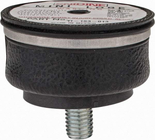 Value Collection - 100 psi Actuation: 140 Lb Ext, 620 Lb Compr, 5/16-18 & 5/8-11, 2.1" Stroke Len, Minisleeve Air Spring - 3.6" Extended Height, 1-1/2" Compressed Height, 3.6" Max OD at 100 psi, 90 to 600 Lb Capacity - Exact Tool & Supply