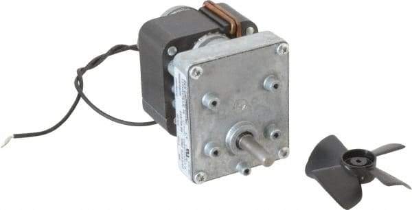 Made in USA - 115 Volt, 25 RPM, 136:1 Gear Ratio, CM Gearmotor - 30 Torque - Exact Tool & Supply