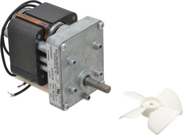 Made in USA - 115 Volt, 100 RPM, 34:1 Gear Ratio, CM Gearmotor - 10 Torque - Exact Tool & Supply