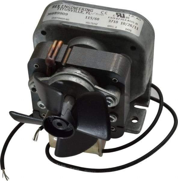 Made in USA - 115 Volt, 1 RPM, 3400:1 Gear Ratio, CD Gearmotor - 50 Torque - Exact Tool & Supply