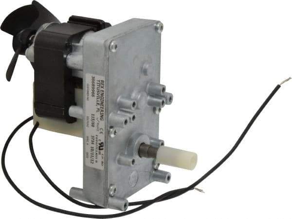 Made in USA - 115 Volt, 2 RPM, 1700:1 Gear Ratio, ESP Gearmotor - 200 Torque - Exact Tool & Supply