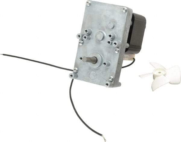 Made in USA - 115 Volt, 25 RPM, 136:1 Gear Ratio, ESP Gearmotor - 60 Torque - Exact Tool & Supply