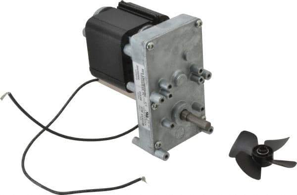Made in USA - 115 Volt, 50 RPM, 63:1 Gear Ratio, ESP Gearmotor - 30 Torque - Exact Tool & Supply