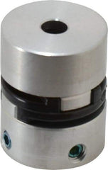Value Collection - Flexible Oldham Coupling - 1" OD, 1.28" OAL, Delrin - Exact Tool & Supply