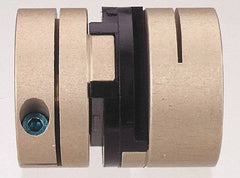 Value Collection - Flexible Oldham Coupling - 1.63" OD, 2" OAL, Delrin - Exact Tool & Supply