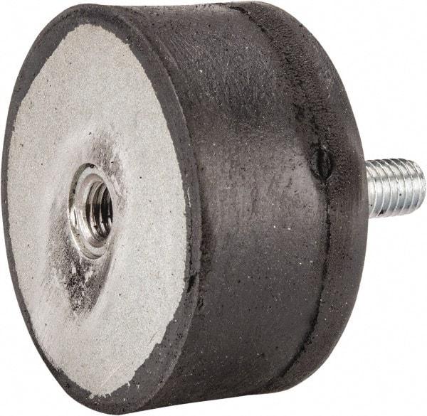 Tech Products - 540 Lb Capacity, 1/2-13 Plate/Stud Vibration Isolator - 3-1/8" Diam, 1-1/2" High - Exact Tool & Supply