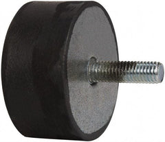 Tech Products - 1815 Lb Capacity, 1/2-13 Plate/Stud Vibration Isolator - 3-1/8" Diam, 1-1/2" High - Exact Tool & Supply