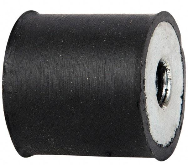 Tech Products - 65 Lb Capacity, 5/16-18 Plate/Plate Vibration Isolator - 1" Diam, 1" High - Exact Tool & Supply