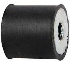 Tech Products - 65 Lb Capacity, 5/16-18 Plate/Plate Vibration Isolator - 1" Diam, 1" High - Exact Tool & Supply