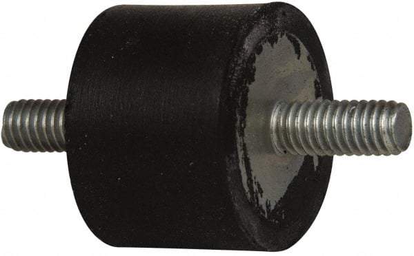Tech Products - 47 Lb Capacity, 5/16-18 Stud/Stud Vibration Isolator - 1-3/8" Diam, 1" High - Exact Tool & Supply