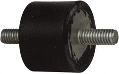 Tech Products - 47 Lb Capacity, 5/16-18 Stud/Stud Vibration Isolator - 1-3/8" Diam, 1" High - Exact Tool & Supply