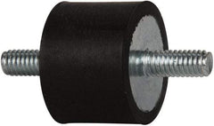 Tech Products - 125 Lb Capacity, 5/16-18 Stud/Stud Vibration Isolator - 1-3/8" Diam, 1" High - Exact Tool & Supply