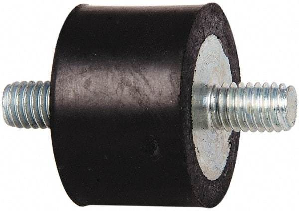 Tech Products - 185 Lb Capacity, 3/8-16 Stud/Stud Vibration Isolator - 1-1/2" Diam, 1" High - Exact Tool & Supply