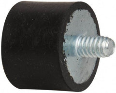 Tech Products - 55 Lb Capacity, 1/4-20 Plate/Stud Vibration Isolator - 1" Diam, 3/4" High - Exact Tool & Supply